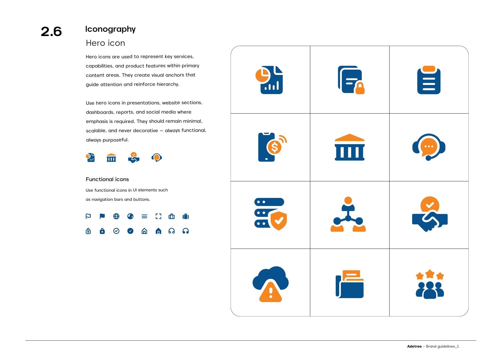 Icons and chart styles