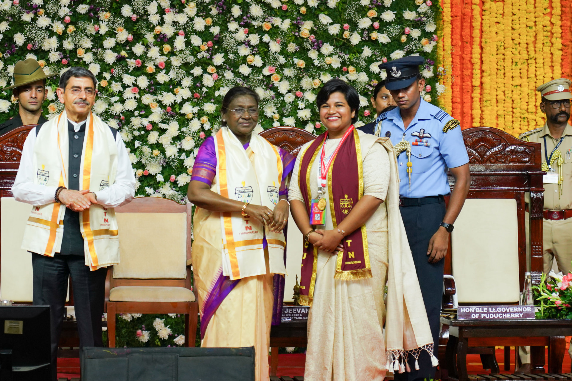 A gold medallist honoured