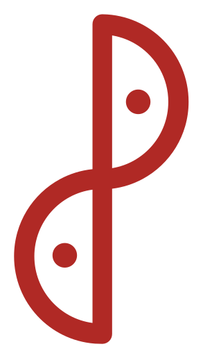 D, C, and a kolam line — drawn as one stroke