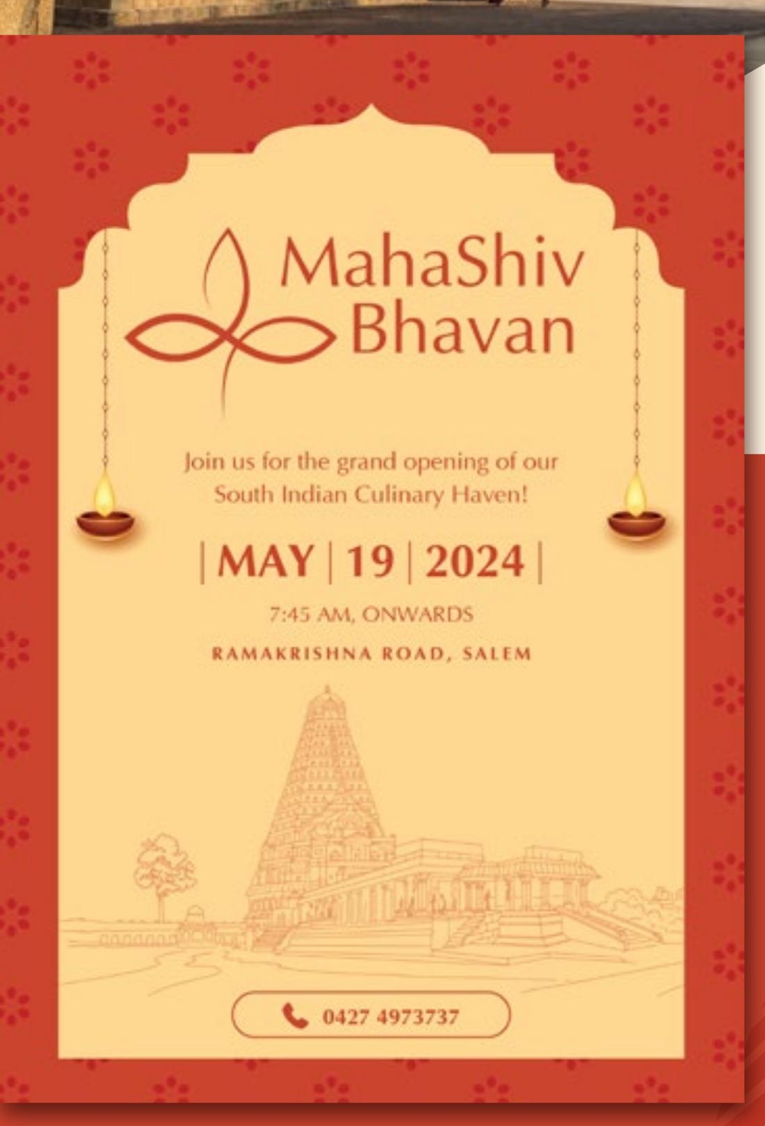 Grand opening invitation