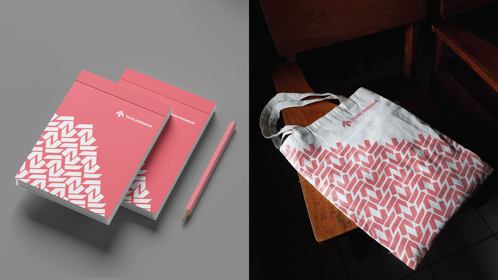 Goodie bag and agenda booklet