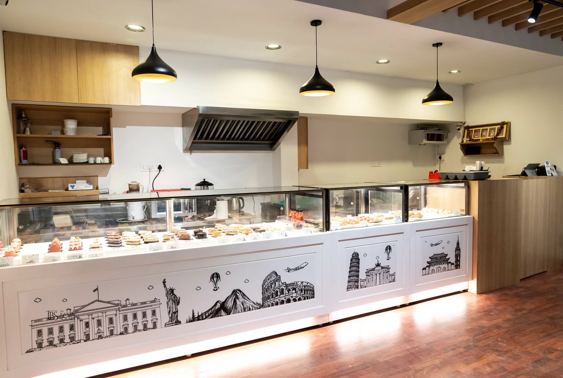 The same line, running the counter