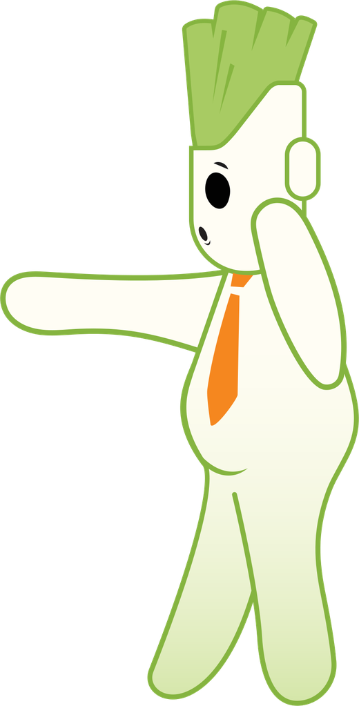 The mascot as drawn and shipped
