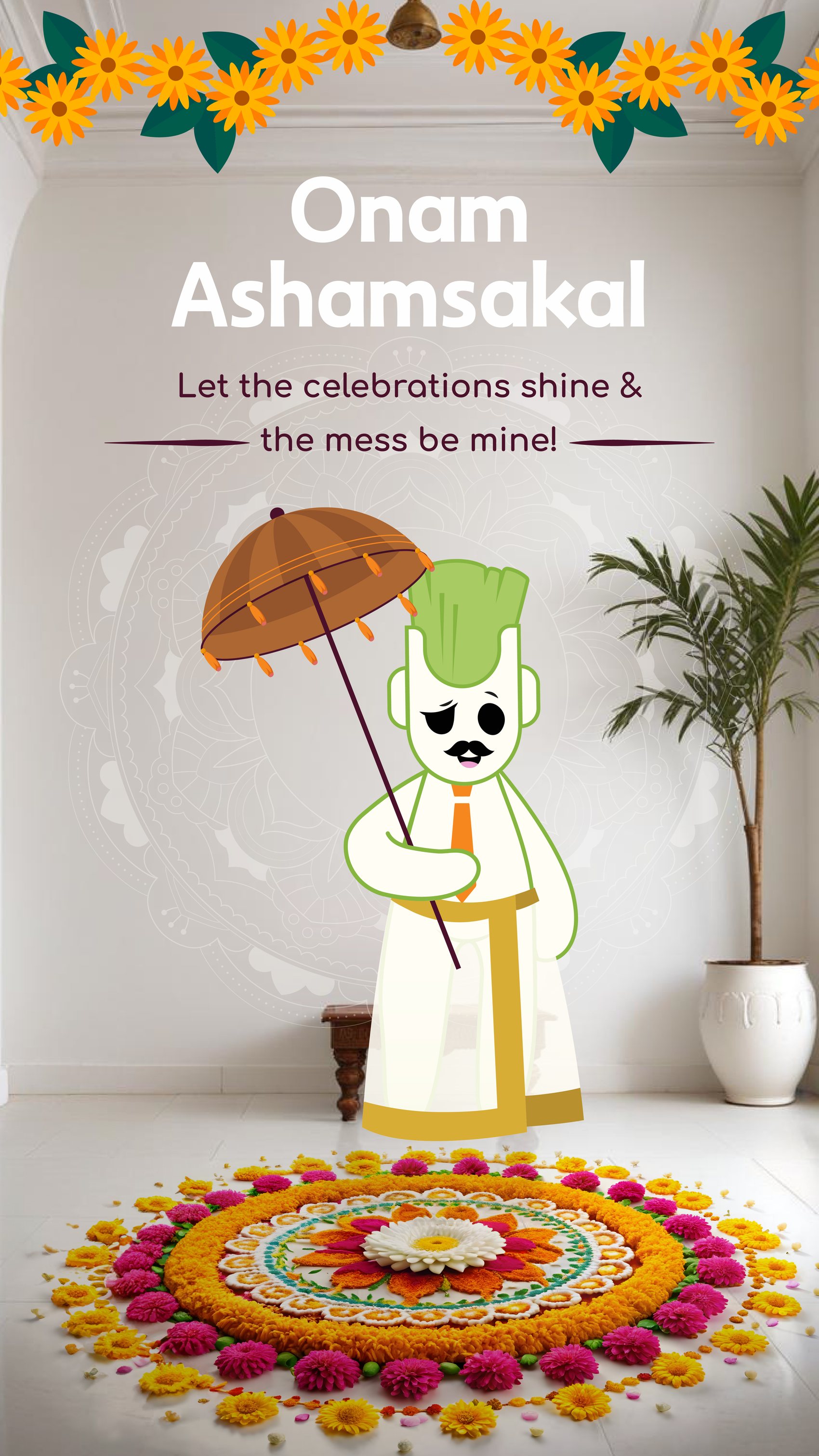 Onam — let the celebrations shine & the mess be mine