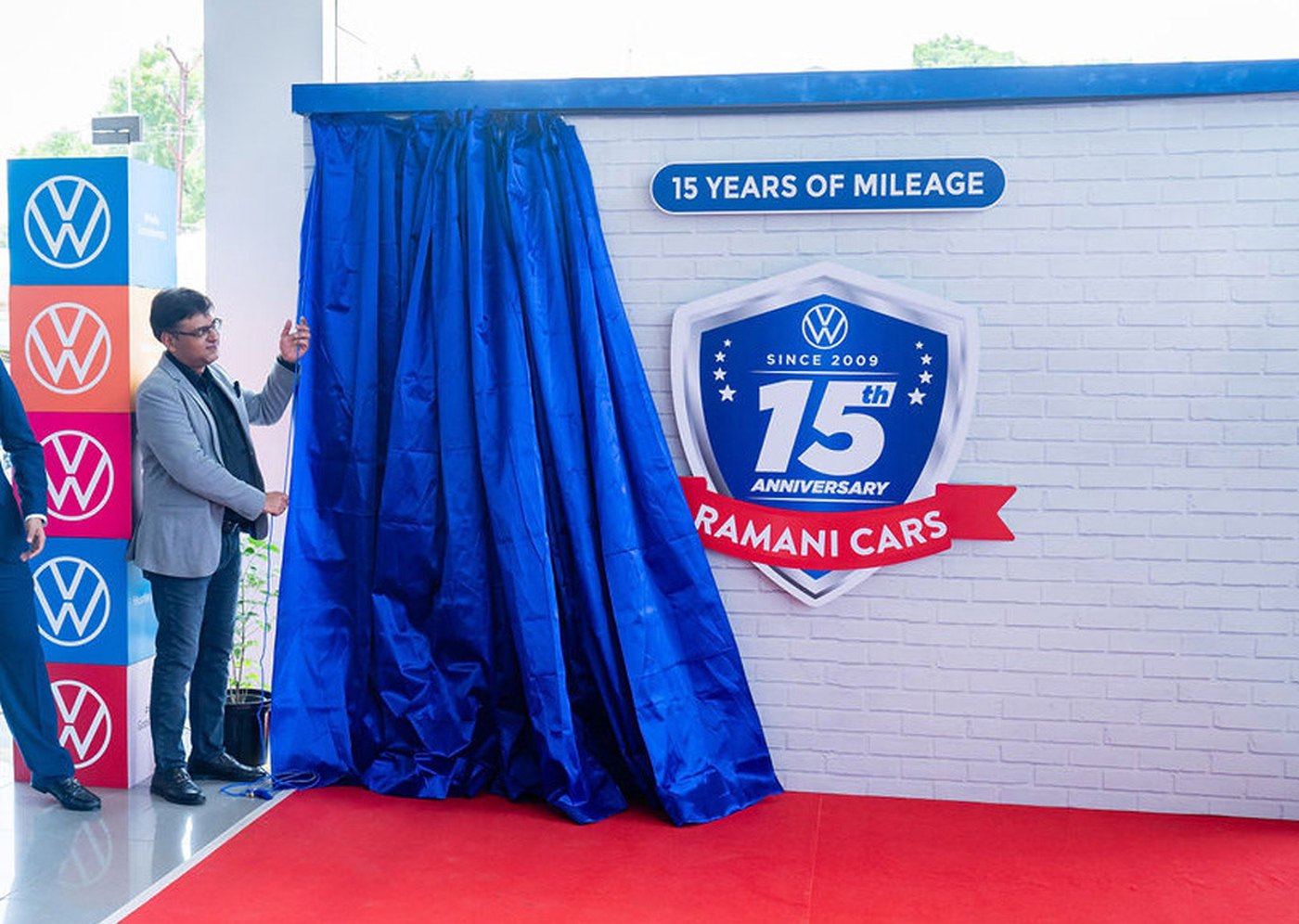 15 years of mileage — the reveal wall